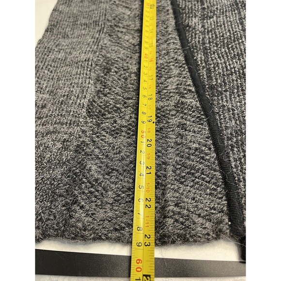 Eileen Fisher Alpaca Asymmetrical Zipper Front Cardigan Sweater Sz L - Picture 8 of 11